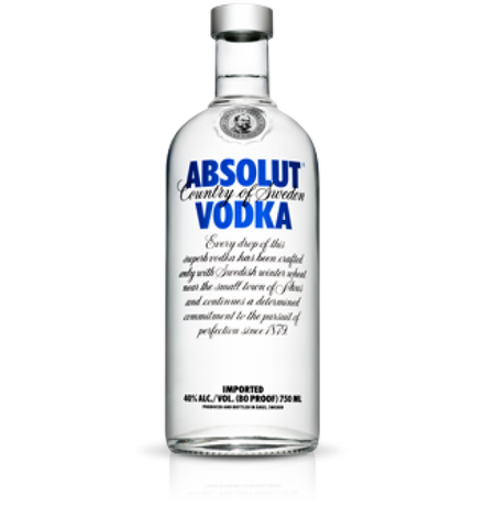 ABSOLUT VODKA 750ML